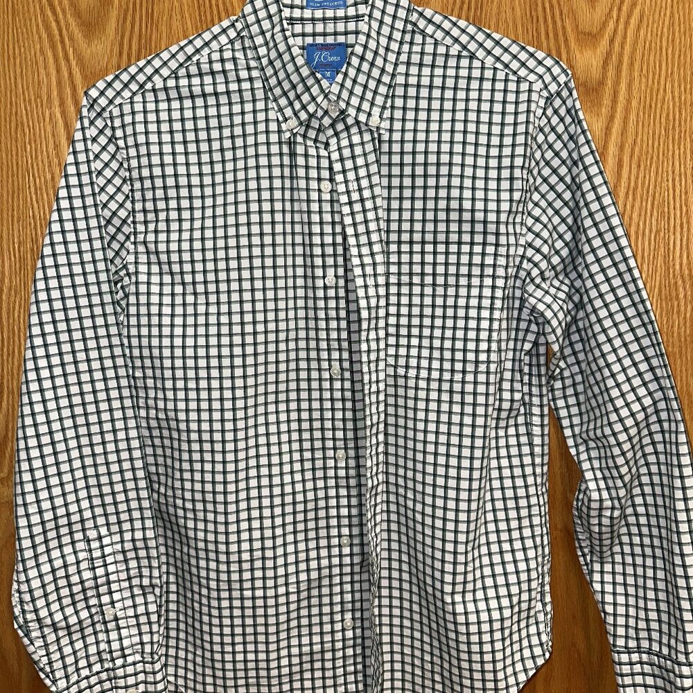 J. Crew Dress/Casual shirt Slim Untucked Medium